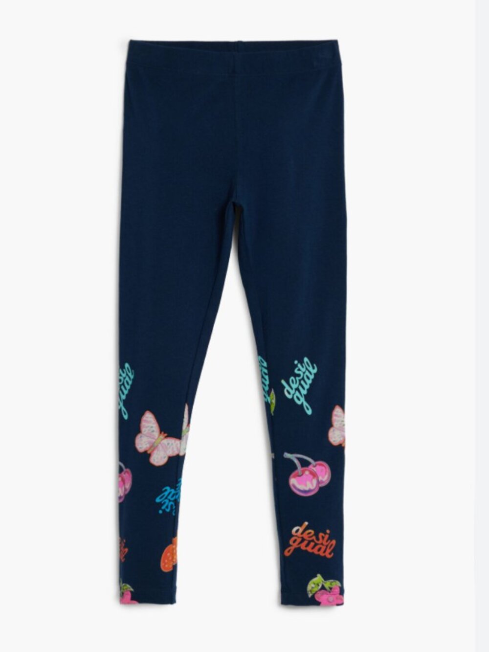 Desigual Girls Butterfly Leggings Size L